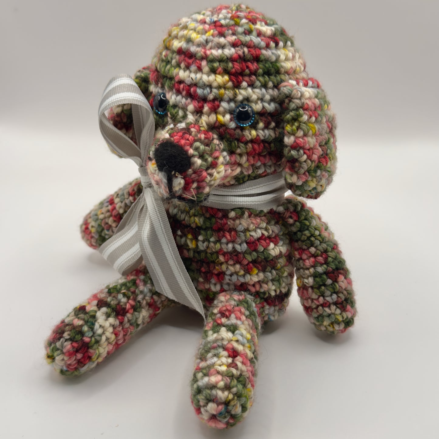 Multicolor Crochet Puppy Dog