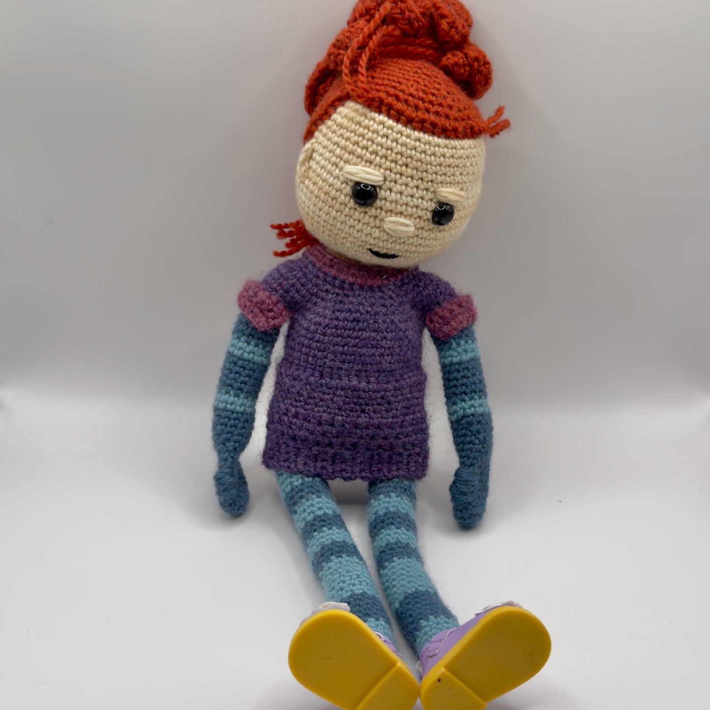 Red Head Crochet Doll