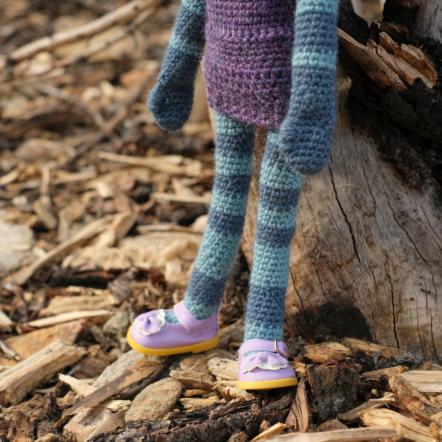 Red Head Crochet Doll