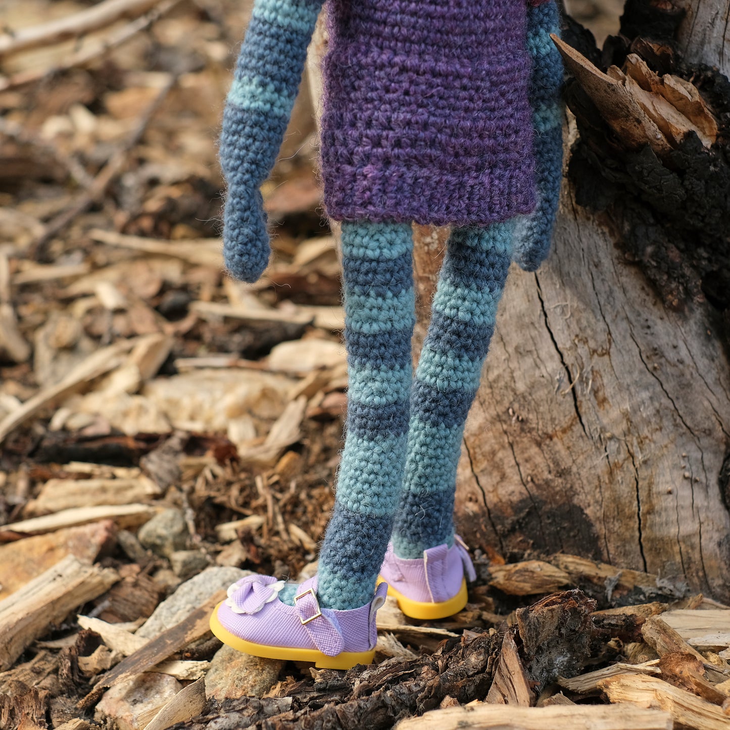 Red Head Crochet Doll