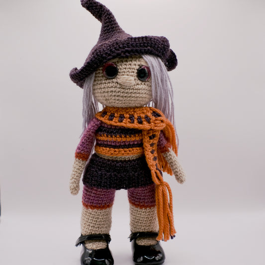 Crochet Witch Plushie Doll